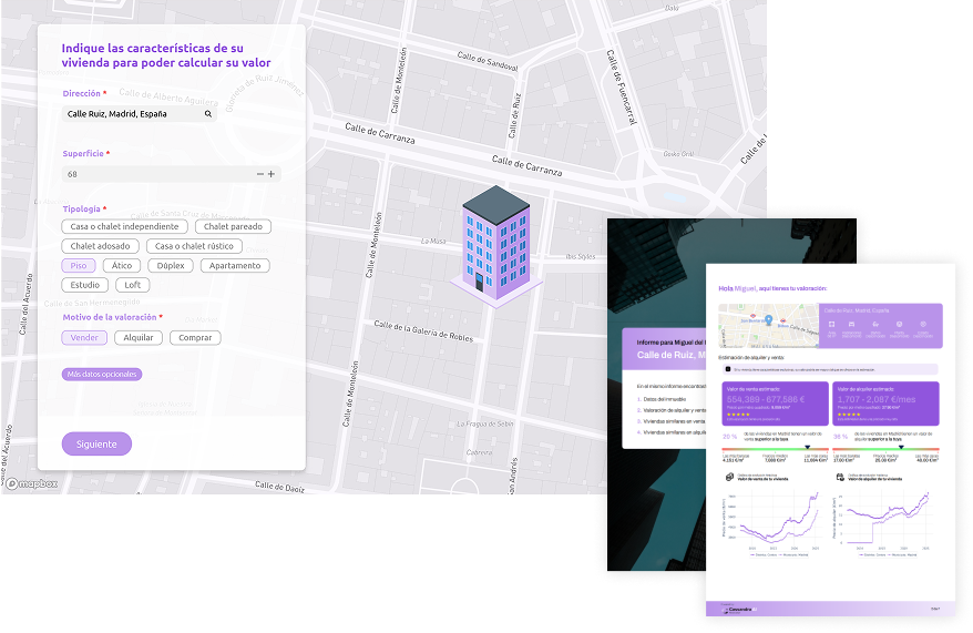 Vista de Cassandra AI para Particulares