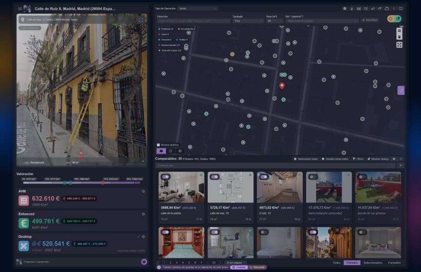 Vista de Cassandra AI para Vehículos